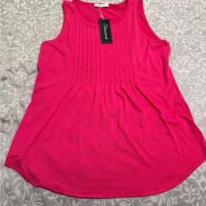 Fuchsia Sleeveless Tank Top by Free People